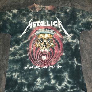 Metallica tie dye shirt